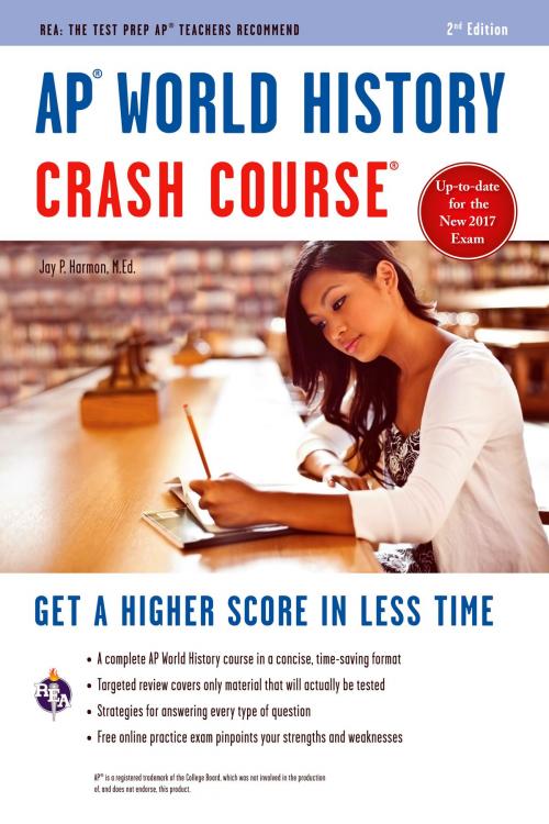Cover of the book AP® World History Crash Course Book + Online by Jay P. Harmon, Research & Education Association