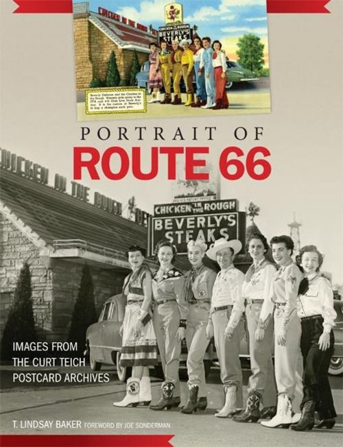 Cover of the book Portrait of Route 66 by T. Lindsay Baker, University of Oklahoma Press