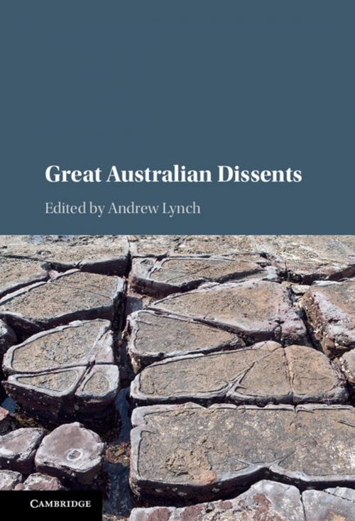 Cover of the book Great Australian Dissents by , Cambridge University Press