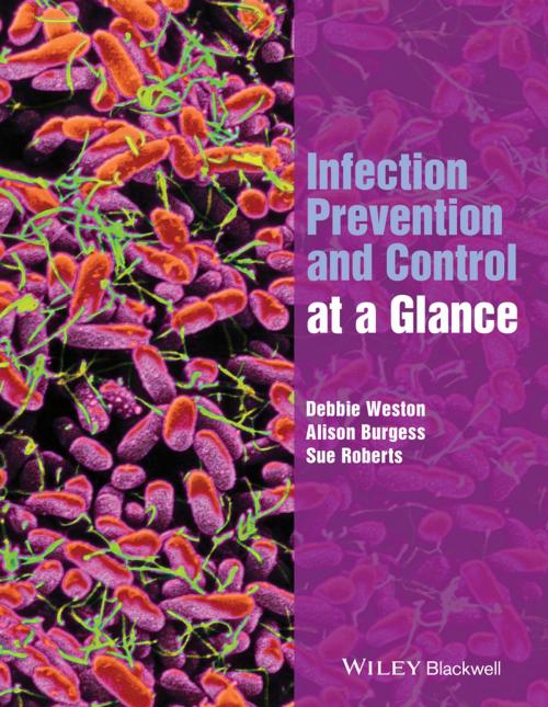 Cover of the book Infection Prevention and Control at a Glance by Debbie Weston, Alison Burgess, Sue Roberts, Wiley