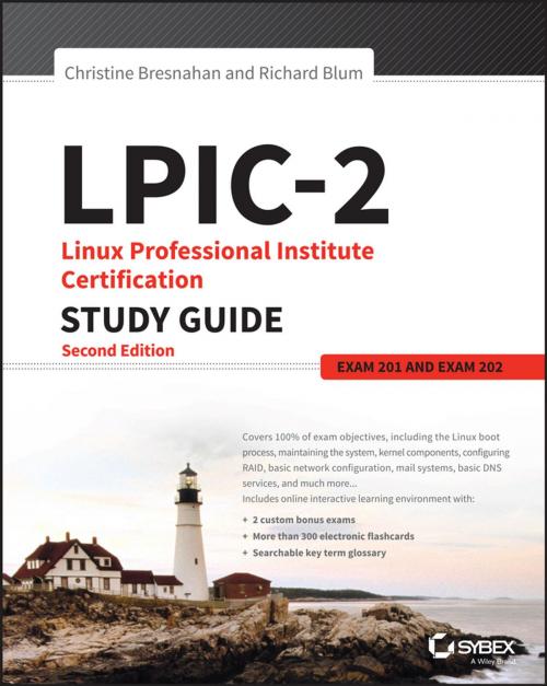 Cover of the book LPIC-2: Linux Professional Institute Certification Study Guide by Christine Bresnahan, Richard Blum, Wiley