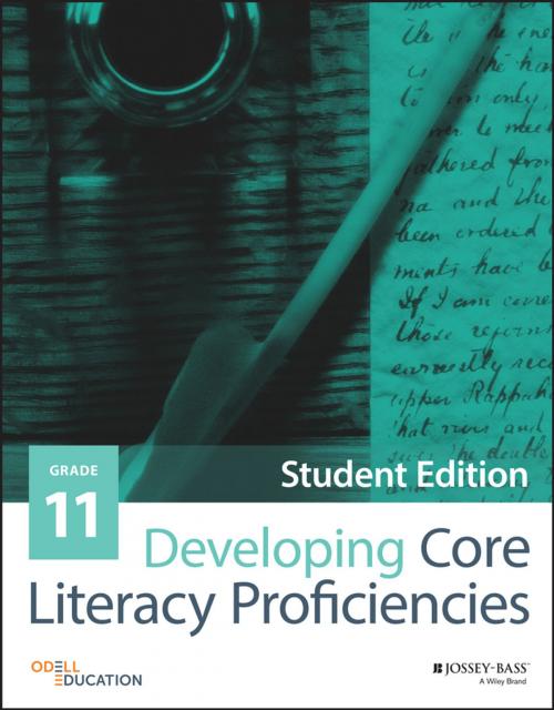 Cover of the book Developing Core Literacy Proficiencies, Grade 11 by Odell Education, Wiley