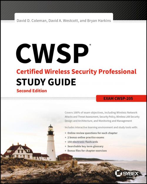 Cover of the book CWSP Certified Wireless Security Professional Study Guide by David D. Coleman, David A. Westcott, Bryan E. Harkins, Wiley