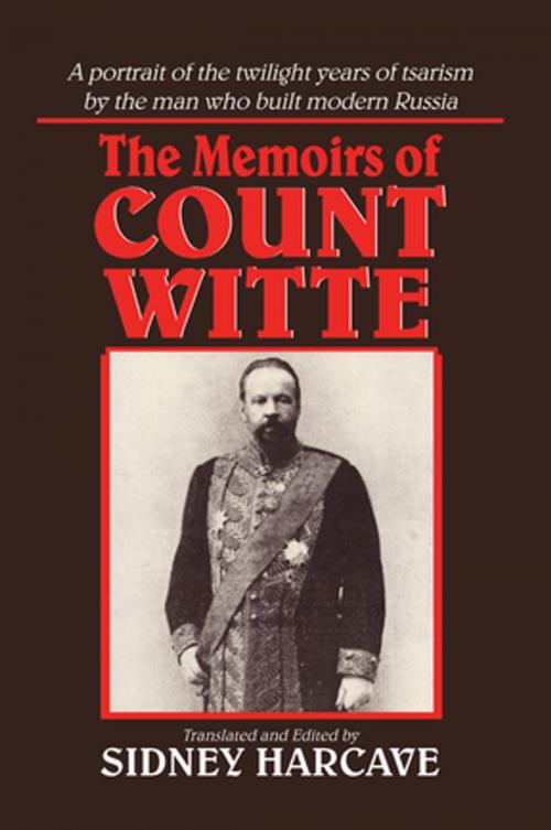 Cover of the book The Memoirs of Count Witte by Sergei Iu Witte, Sidney Harcave, Taylor and Francis