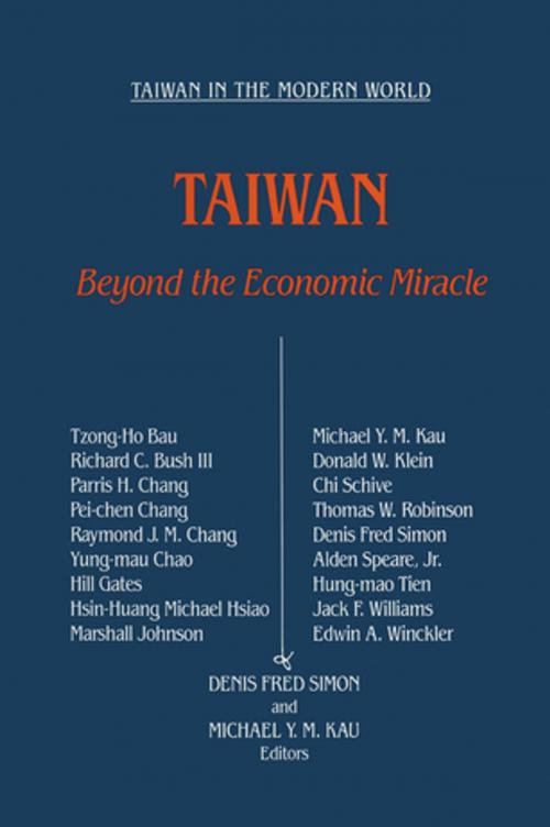 Cover of the book Taiwan: Beyond the Economic Miracle by Michael Ying-Mao Kav, Denis Fred Simon, Taylor and Francis