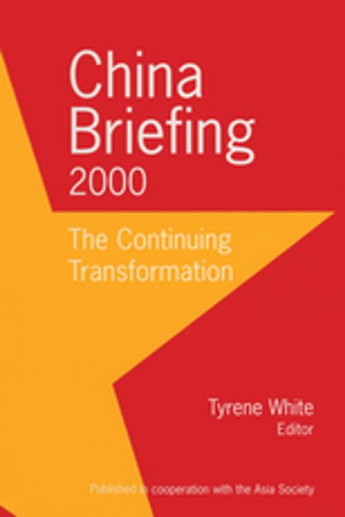 Cover of the book China Briefing by Jay D White, William A. Joseph, Taylor and Francis