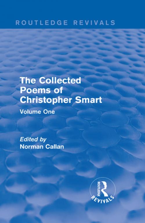Cover of the book Routledge Revivals: The Collected Poems of Christopher Smart (1949) by Christopher Smart, Taylor and Francis