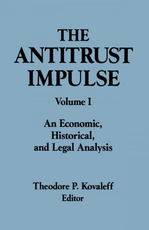 Cover of the book The Antitrust Division of the Department of Justice by Theodore P. Kovaleff, Taylor and Francis