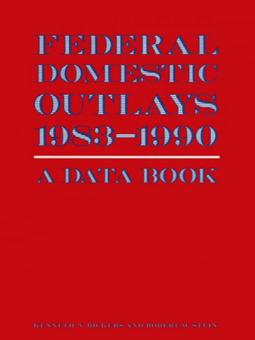 Cover of the book Federal Domestic Outlays, 1983-90: A Data Book by James P McGough, Taylor and Francis
