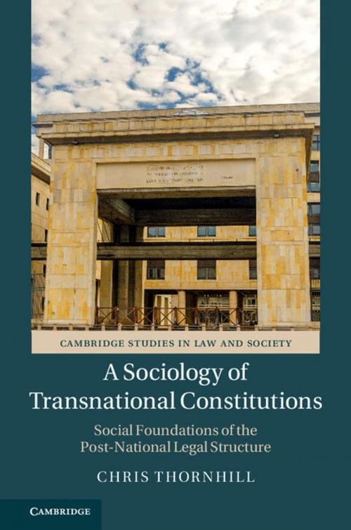 Cover of the book A Sociology of Transnational Constitutions by Chris Thornhill, Cambridge University Press