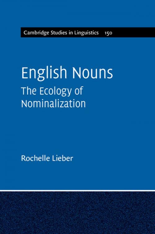 Cover of the book English Nouns by Rochelle Lieber, Cambridge University Press