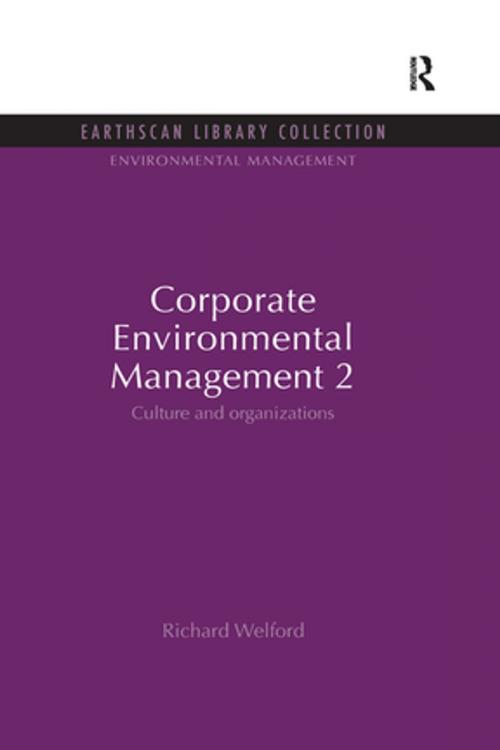 Cover of the book Corporate Environmental Management 2 by , Taylor and Francis