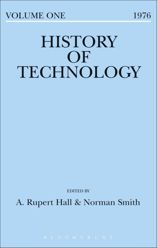 Cover of the book History of Technology Volume 1 by , Bloomsbury Publishing