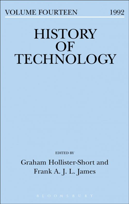 Cover of the book History of Technology Volume 14 by , Bloomsbury Publishing