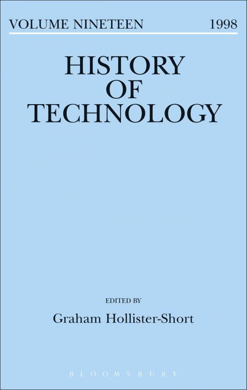 Cover of the book History of Technology Volume 19 by , Bloomsbury Publishing