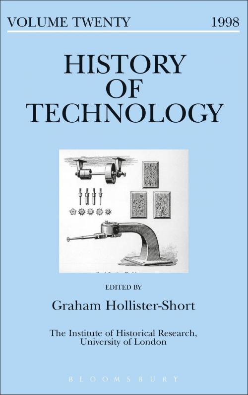Cover of the book History of Technology Volume 20 by , Bloomsbury Publishing