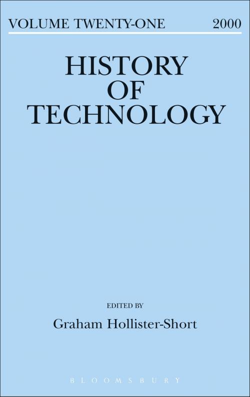 Cover of the book History of Technology Volume 21 by , Bloomsbury Publishing