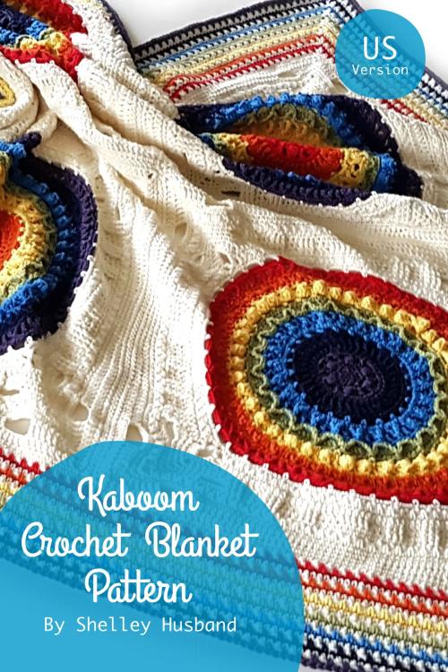Cover of the book Kaboom Crochet Blanket US Version by Shelley Husband, Shelley Husband