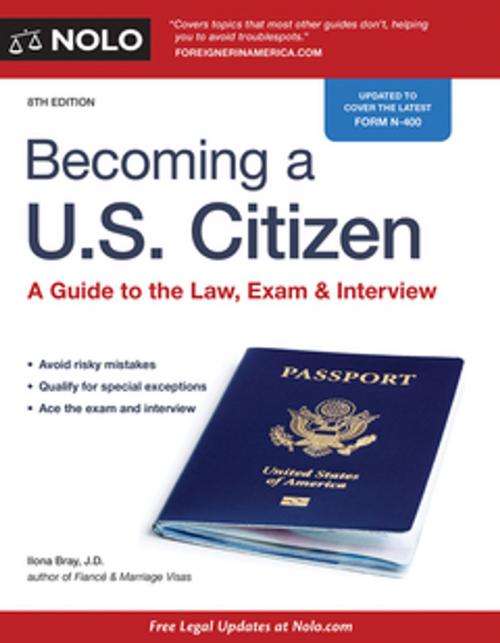 Cover of the book Becoming a U.S. Citizen by Ilona Bray, J.D., NOLO