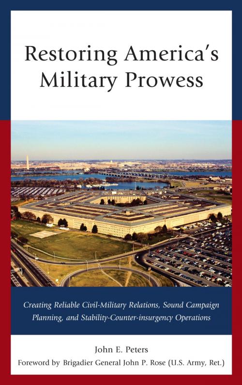 Cover of the book Restoring America's Military Prowess by John E. Peters, Rowman & Littlefield Publishers