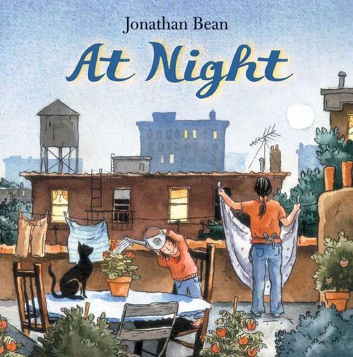 Cover of the book At Night by Jonathan Bean, Farrar, Straus and Giroux (BYR)