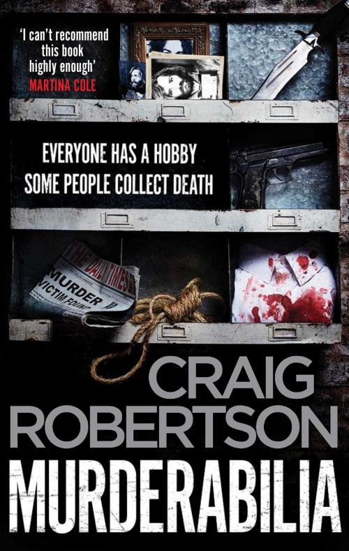 Cover of the book Murderabilia by Craig Robertson, Simon & Schuster UK