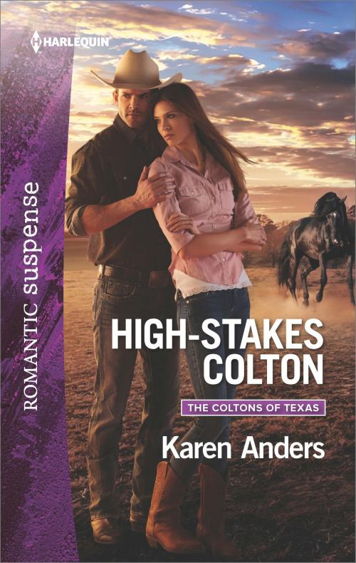 Cover of the book High-Stakes Colton by Karen Anders, Harlequin