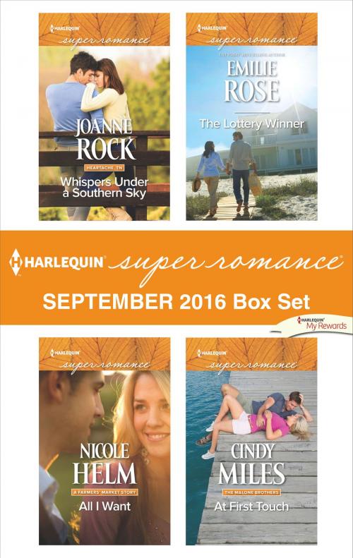 Cover of the book Harlequin Superromance September 2016 Box Set by Joanne Rock, Nicole Helm, Emilie Rose, Cindy Miles, Harlequin