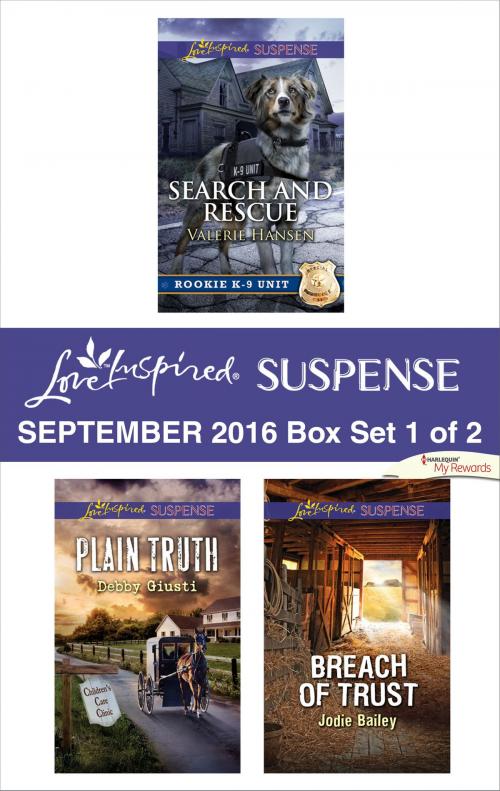 Cover of the book Harlequin Love Inspired Suspense September 2016 - Box Set 1 of 2 by Valerie Hansen, Debby Giusti, Jodie Bailey, Harlequin