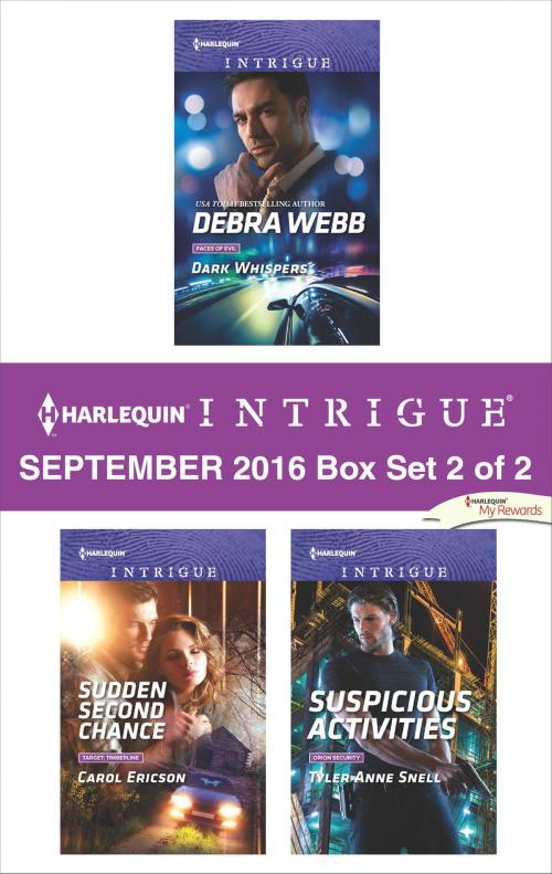 Cover of the book Harlequin Intrigue September 2016 - Box Set 2 of 2 by Debra Webb, Carol Ericson, Tyler Anne Snell, Harlequin
