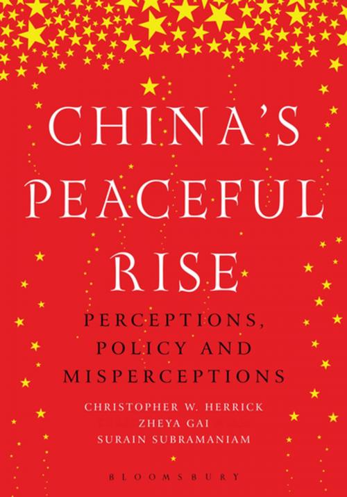 Cover of the book China's Peaceful Rise by Christopher Herrick, Zheya Gai, Surain Subramaniam, Manchester University Press
