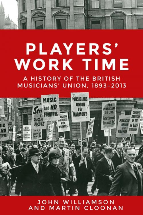 Cover of the book Players' work time by John Williamson, Martin Cloonan, Manchester University Press