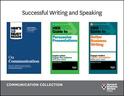 Cover of the book Successful Writing and Speaking: The Communication Collection (9 Books) by Harvard Business Review, Nancy Duarte, Bryan A. Garner, Holly Weeks, Jeff Weiss, Harvard Business Review Press