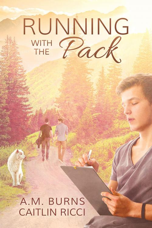 Cover of the book Running with the Pack by A.M. Burns, Caitlin Ricci, Dreamspinner Press