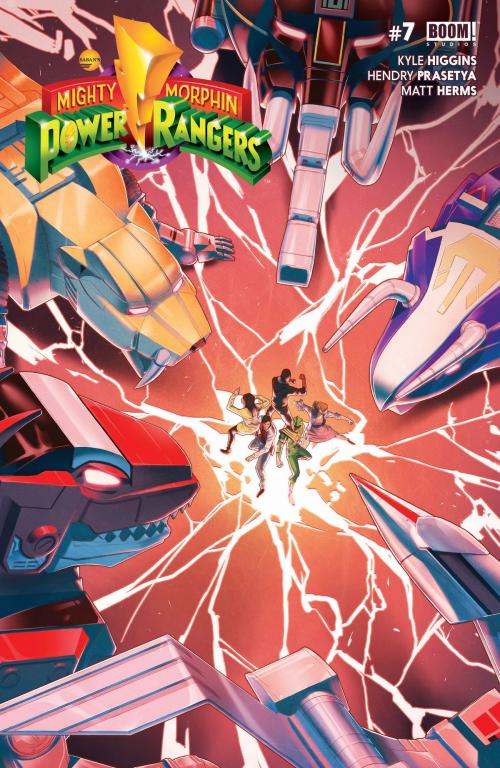 Cover of the book Mighty Morphin Power Rangers #7 by Kyle Higgins, Matt Herms, Triona Farrell, BOOM! Studios