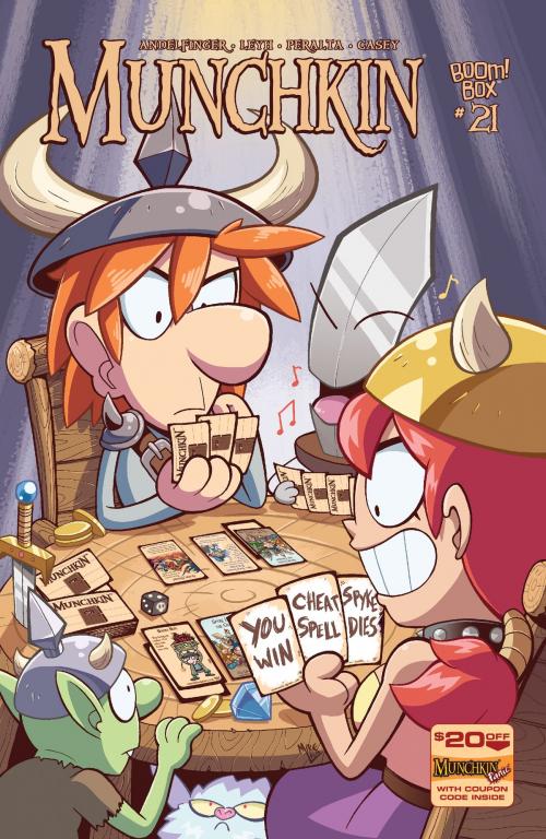 Cover of the book Munchkin #21 by Steve Jackson, Nicole Andelfinger, Andrew Hackard, BOOM! Box