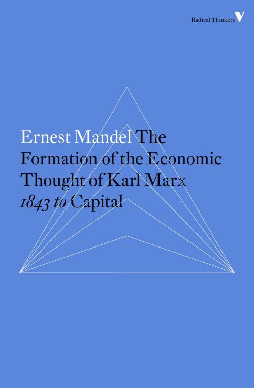 Cover of the book The Formation of the Economic Thought of Karl Marx by Ernest Mandel, Verso Books