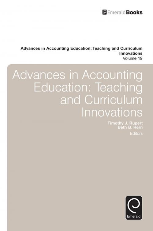 Cover of the book Advances in Accounting Education by , Emerald Group Publishing Limited