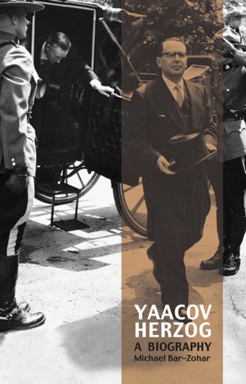 Cover of the book Yaacov Herzog by Michael Bar-Zohar, Halban