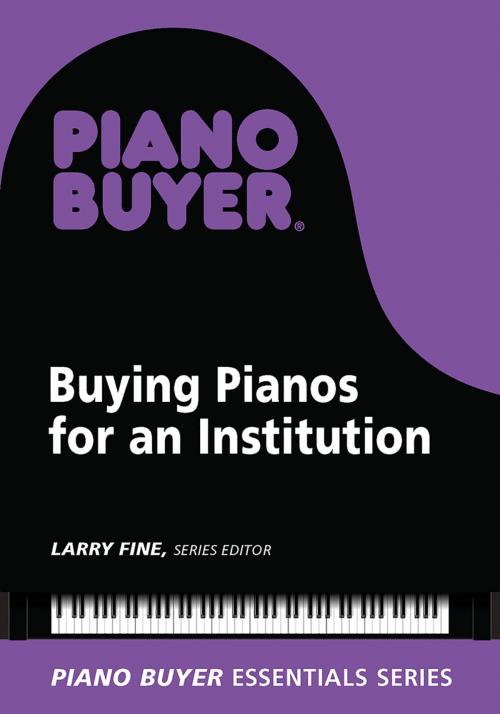 Cover of the book Buying Pianos for an Institution by , Brookside Press