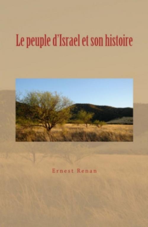 Cover of the book Le peuple d'Israel et son histoire by Ernest Renan, Editions Le Mono