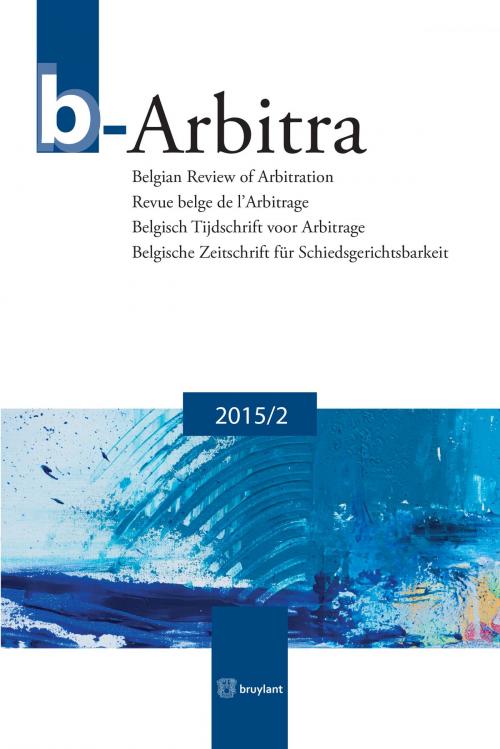 Cover of the book b-Arbitra by Jean-François Tossens, Bruylant