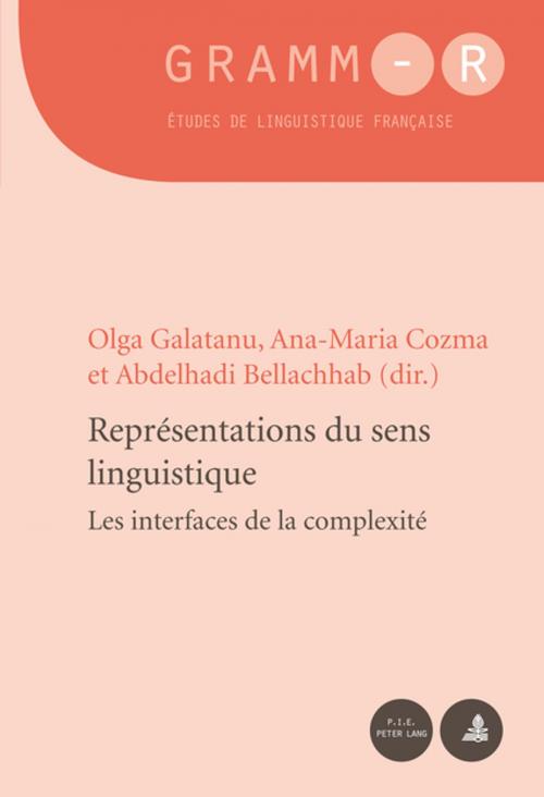 Cover of the book Représentations du sens linguistique by , Peter Lang