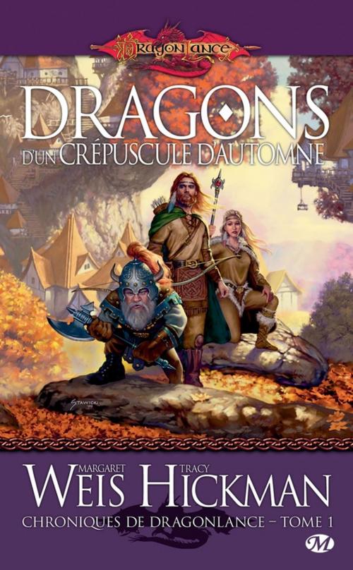 Cover of the book Dragons d'un crépuscule d'automne by Margaret Weis, Tracy Hickman, Bragelonne