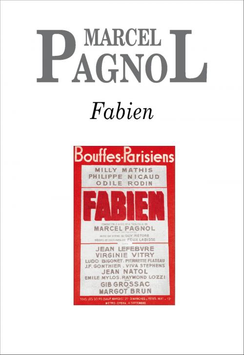 Cover of the book Fabien by Marcel Pagnol, Editions de Fallois