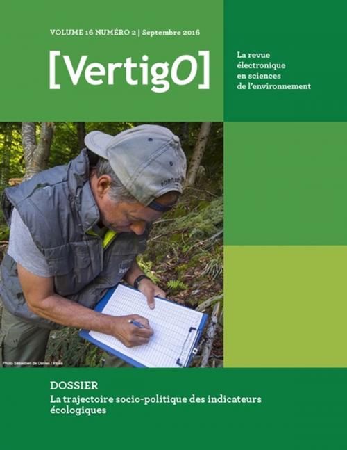 Cover of the book La trajectoire socio-politique des indicateurs écologiques by Collectif, Les Éditions en environnement VertigO