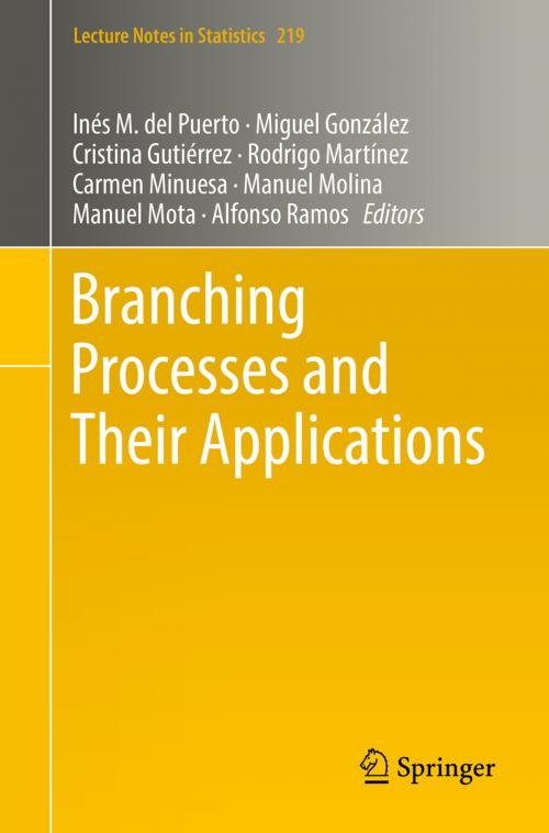 Cover of the book Branching Processes and Their Applications by , Springer International Publishing