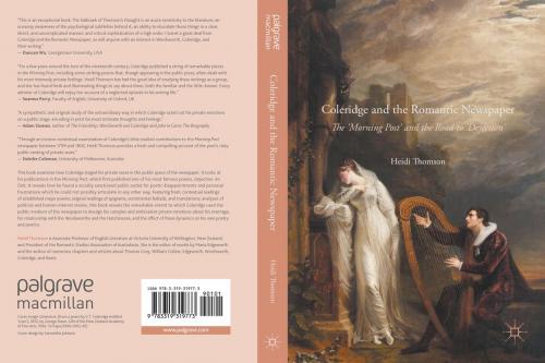Cover of the book Coleridge and the Romantic Newspaper by Heidi Thomson, Springer International Publishing