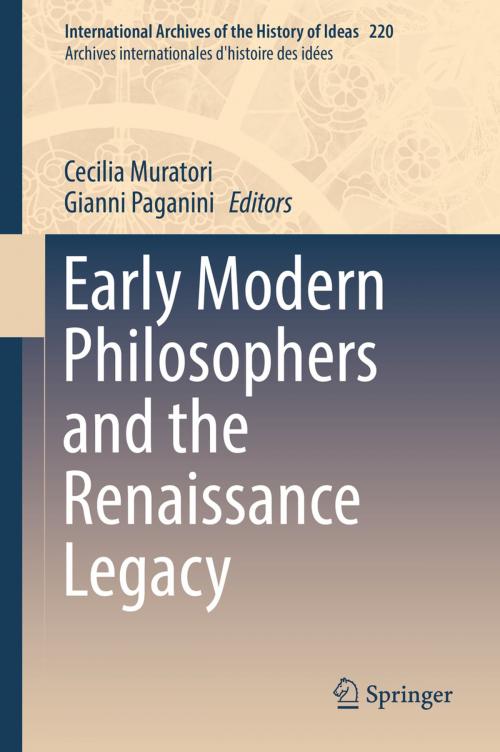 Cover of the book Early Modern Philosophers and the Renaissance Legacy by , Springer International Publishing