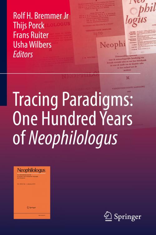 Cover of the book Tracing Paradigms: One Hundred Years of Neophilologus by , Springer International Publishing